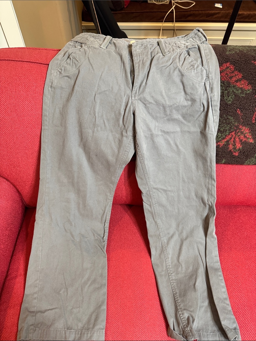 Women’s Natural Reflections Casual Gray Chino Pants